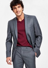 Calvin Klein Men's Slim-Fit Wool-Blend Stretch Suit Jackets - Blue Neat