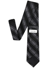 Calvin Klein Men's Yael Plaid Tie - Black