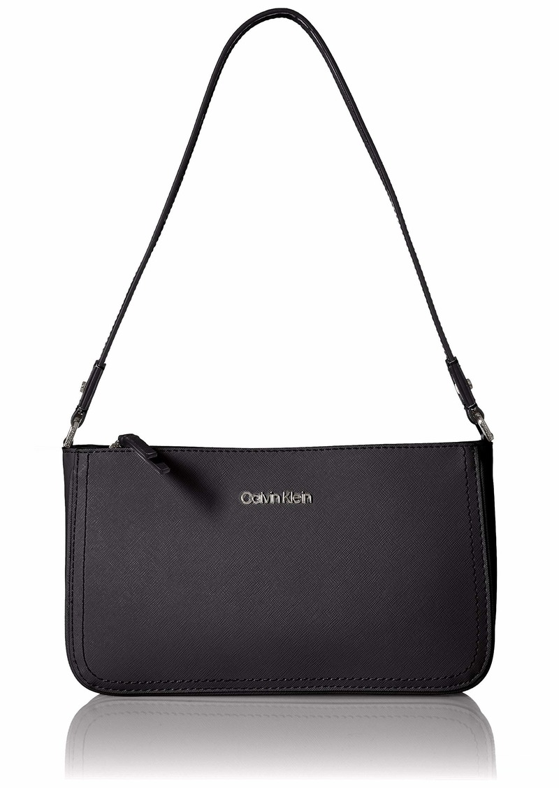 Calvin Klein Calvin Klein Mercy Saffiano Leather Triple Entry Demi Shoulder  Bag | Handbags