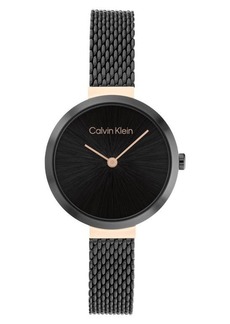 Calvin Klein Mesh Strap Watch
