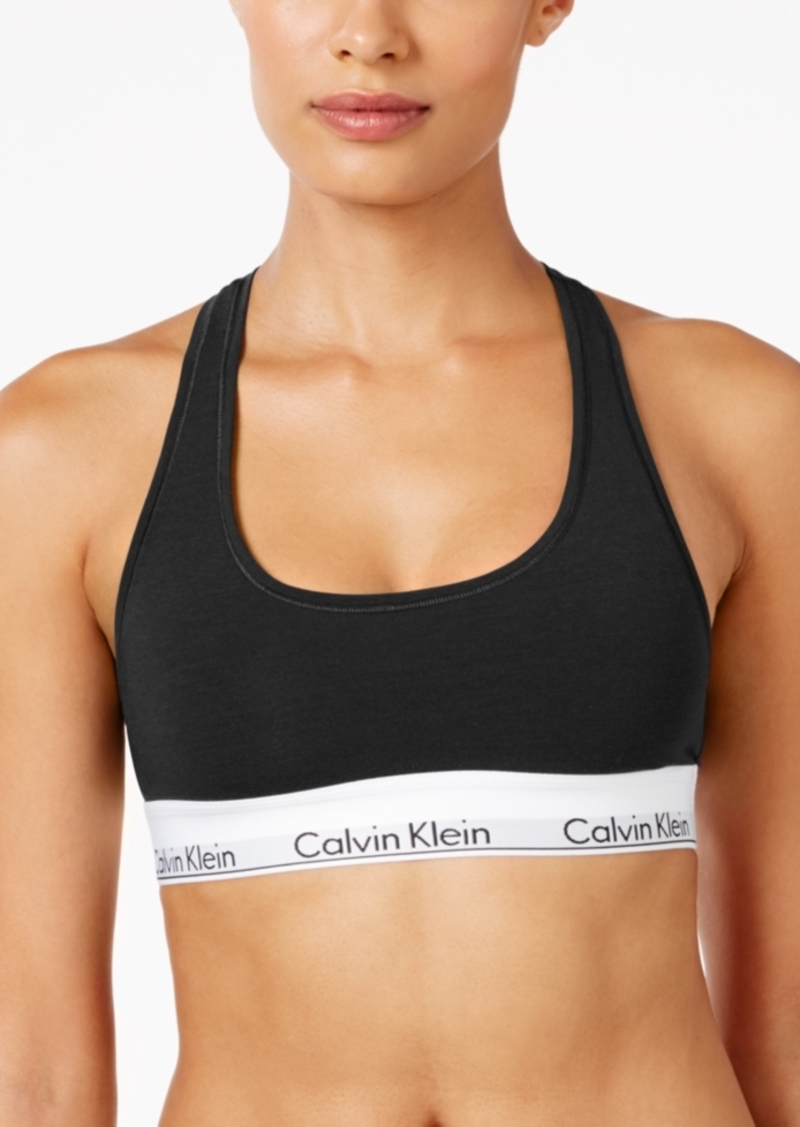 calvin klein modern cotton sports bra