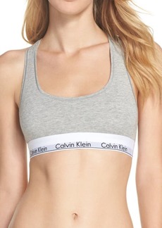 Calvin Klein Modern Cotton Collection Unlined Cotton Blend Bralette