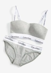 Calvin Klein Modern Cotton Lightly Lined Bandeau Bikini Underwear