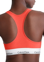 Calvin Klein Modern Cotton Women's Modern Cotton Bralette F3785 - Calypso Coral