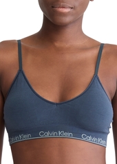 Calvin Klein Modern Seamless Naturals Lightly Lined Triangle Bralette QF7093 - Ink