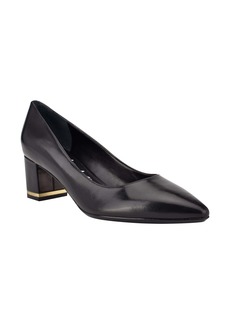 calvin klein women's pressy platform moc pumps