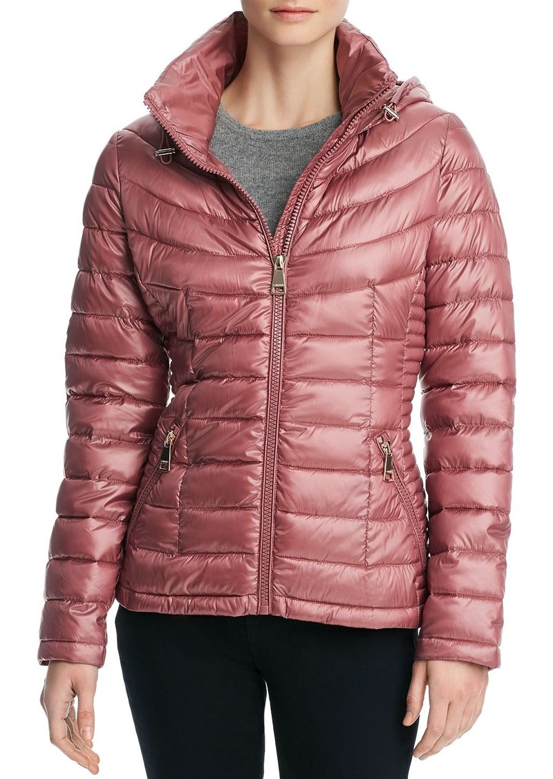 calvin klein jeans quilted down long parka jacket