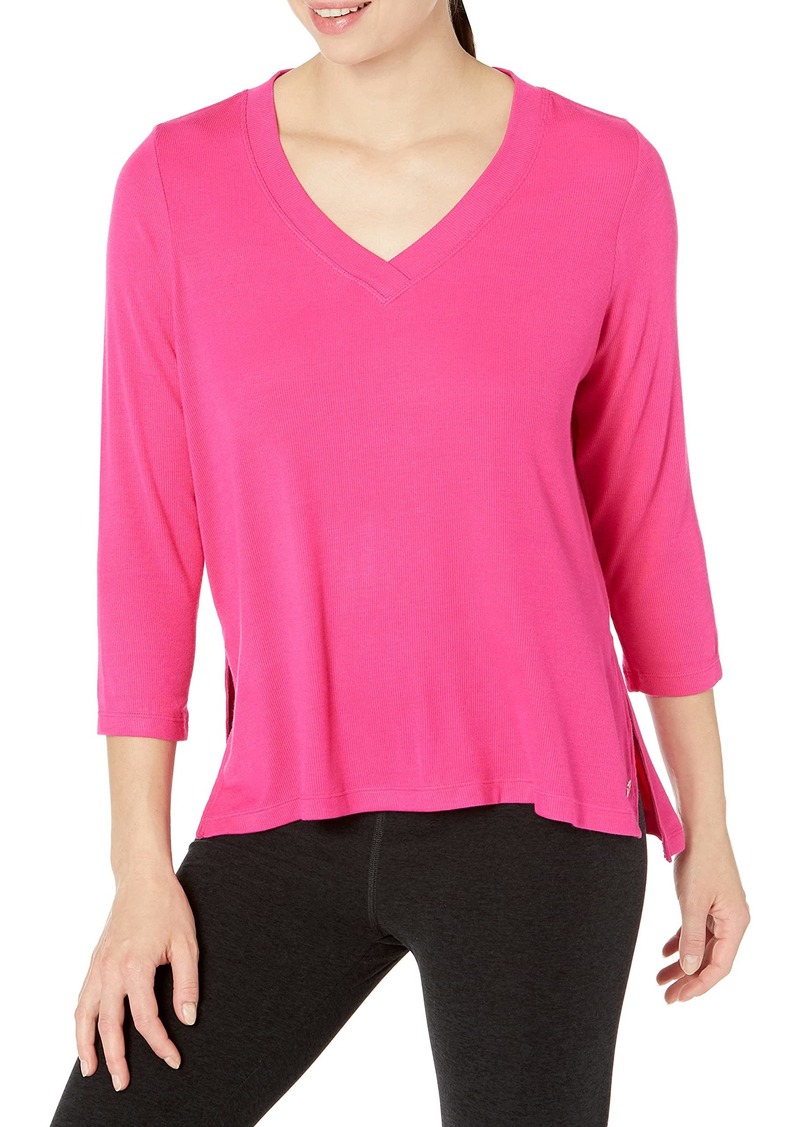 Calvin Klein Performance Women's Performance Long Sleeve V-Neck Vent Top