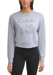 Calvin Klein Performance Embroidered-Logo Sweatshirt