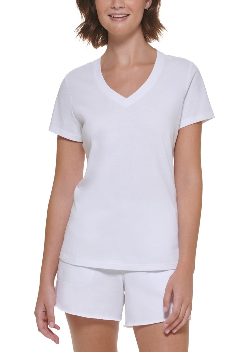 Calvin Klein Performance Embroidered Logo T-Shirt, Xs-3X - White