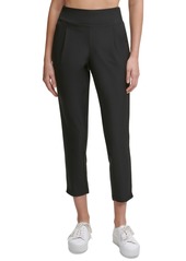 Calvin Klein Performance Front Pleated Tapered Pants
