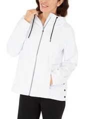 Calvin Klein Performance Hooded Side-Snap Jacket