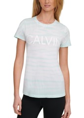 Calvin Klein Performance Logo Tie-Dyed T-Shirt