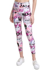 calvin klein performance printed leggings