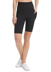 Calvin Klein Performance Super High-Waist Bike Shorts - Black
