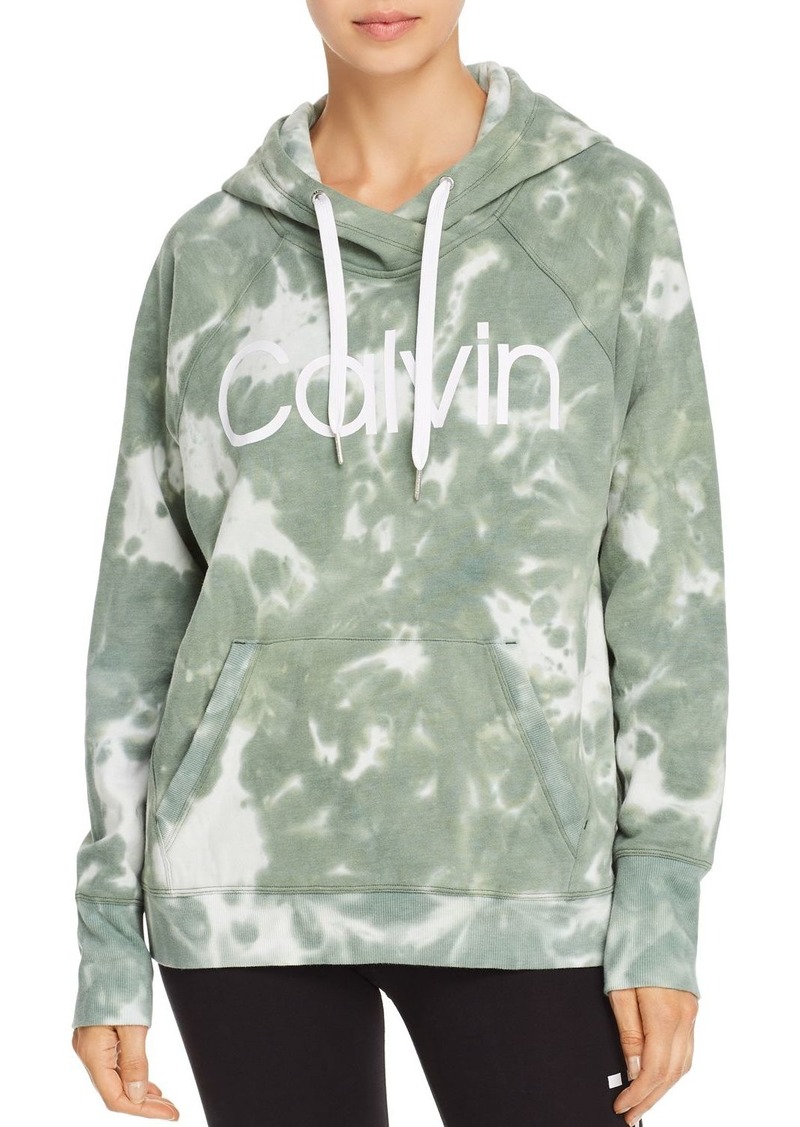 Calvin Klein Calvin Klein Performance Tie-Dye Fleece Hooded Sweatshirt |  Outerwear