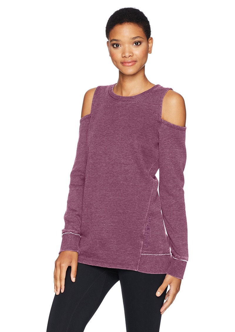 calvin klein cold shoulder sweatshirt