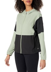 Calvin Klein Performance Women's Color Block Hooded Full Zip Jacket