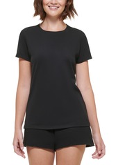 Calvin Klein Performance Women's Cotton Short-Sleeve Crewneck T-Shirt - Secret