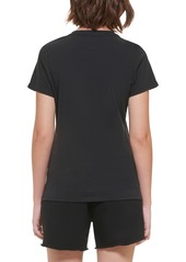 Calvin Klein Performance Women's Cotton Short-Sleeve Crewneck T-Shirt - Secret