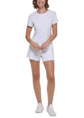 Calvin Klein Performance Women's Cotton Short-Sleeve Crewneck T-Shirt - Pearl Grey