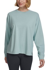 Calvin Klein Performance Women's Long-Sleeve Crewneck T-Shirt - Black