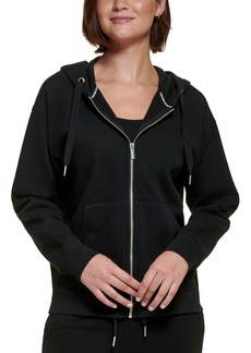 Calvin Klein Performance Women's Long-Sleeve Zip-Front Hoodie - Black