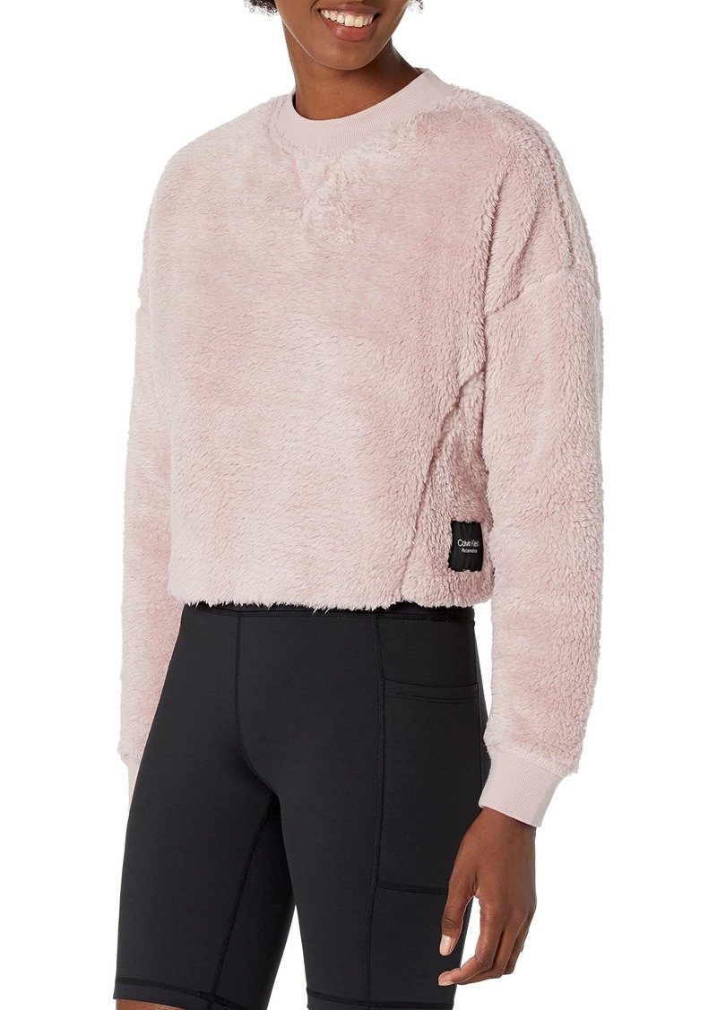 Calvin Klein Performance Women's Sherpa Pullover  M