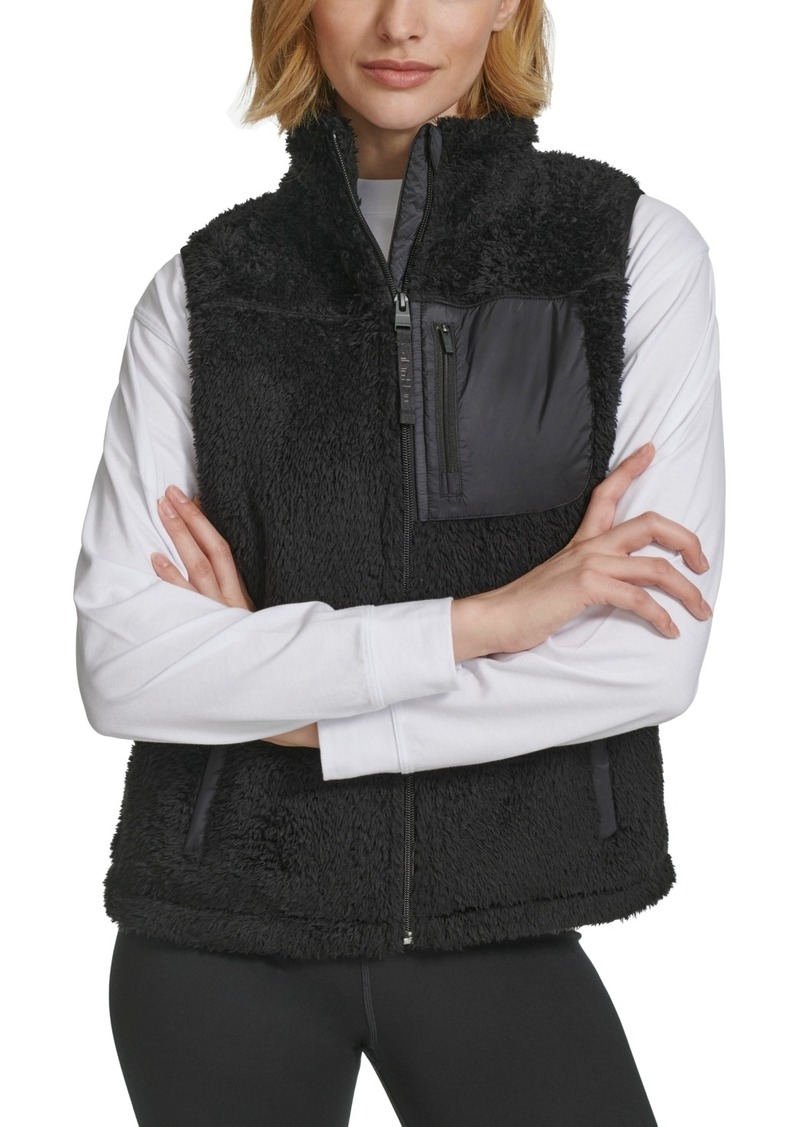 Calvin Klein Performance Women's Sherpa Vest - Black