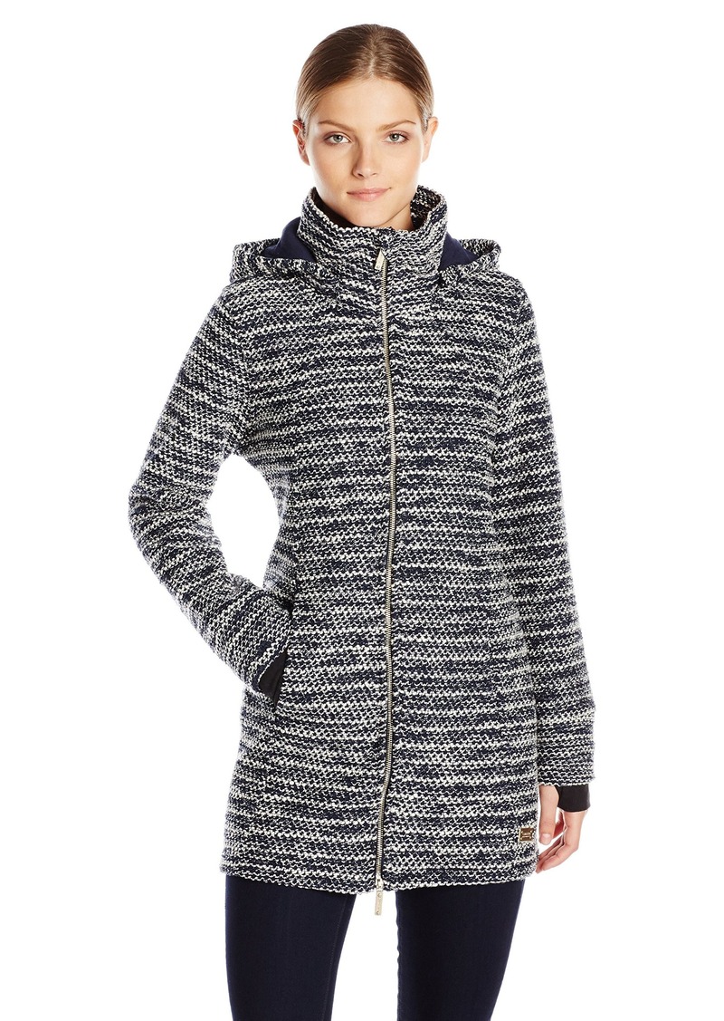 Calvin Klein Calvin Klein Performance Women's Textured Knit Walker Coat ...