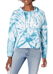 Calvin Klein Performance Women's Tie Dye Calvin Logo Drop Shoulder Crewneck Pullover  M