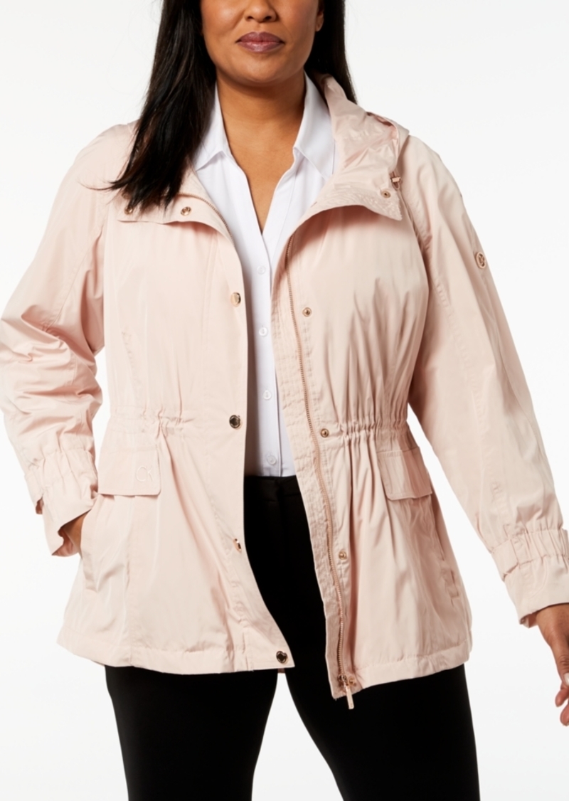 plus size utility jacket