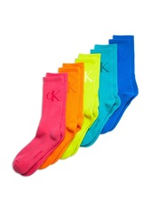 Calvin Klein Pride Crew Socks, Pack of 5