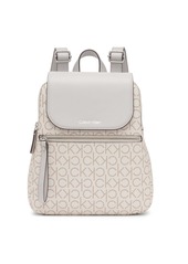 Calvin Klein Reyna Signature Key Item Flap Backpack
