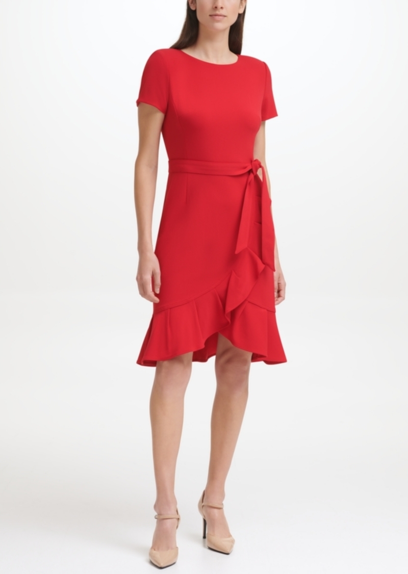 calvin klein tulip hem dress