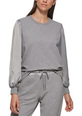 Calvin Klein Satin Sleeve Sweatshirt