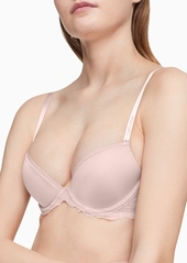 Calvin Klein Seductive Comfort Lace Demi Bra QF1444 - Bare (Nude )