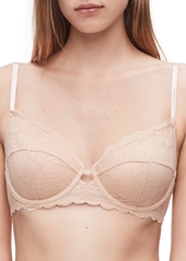 Calvin Klein Seductive Comfort With Lace Full Coverage Bra QF1741 - Bare (Nude 5)