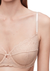 Calvin Klein Seductive Comfort With Lace Full Coverage Bra QF1741 - Bare (Nude 5)