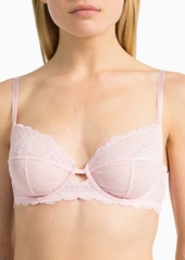 Calvin Klein Seductive Comfort With Lace Full Coverage Bra QF1741 - Bare (Nude )