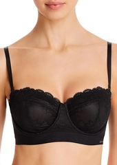 Calvin Klein Seductive Comfort With Lace Unlined Strapless Bra QF5715