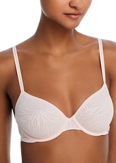 Calvin Klein Sheer Marquisette Lace Lightly Lined Demi Bra