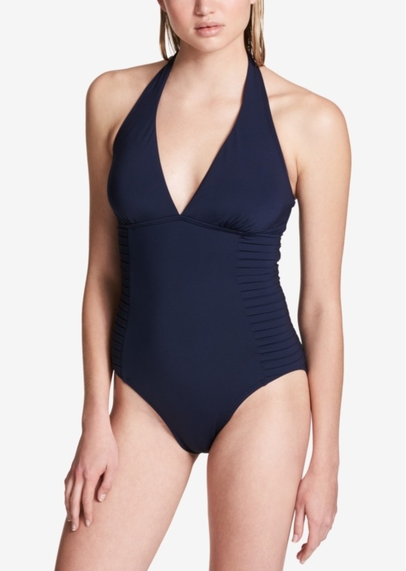 macy's calvin klein one piece bathing suit