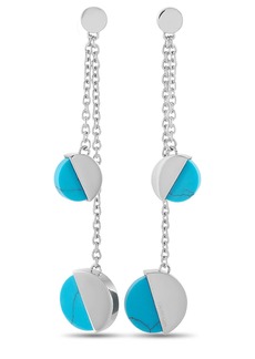Calvin Klein Spicy Stainless Steel Turquoise Drop Earrings