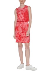 Calvin Klein Tie-Dyed Drawstring-Waist Dress