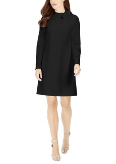 Calvin Klein Tie-Neck Scuba Crepe Dress