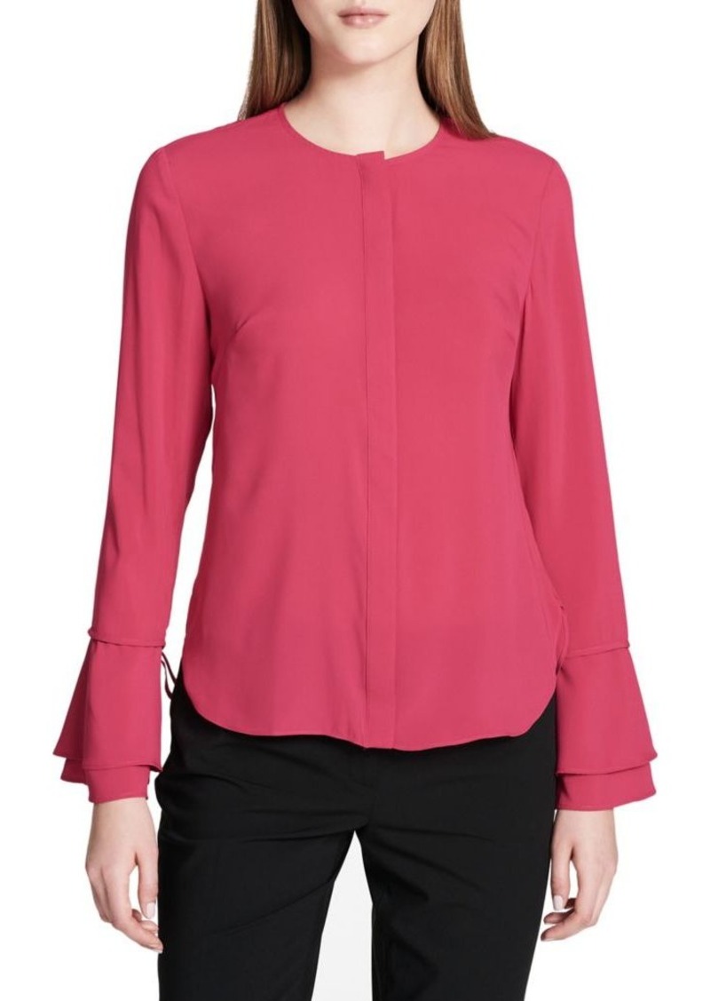 calvin klein bell sleeve top