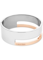 Calvin Klein Two-Tone Stainless Steel Geometric Bangle Bracelet - Two Tone