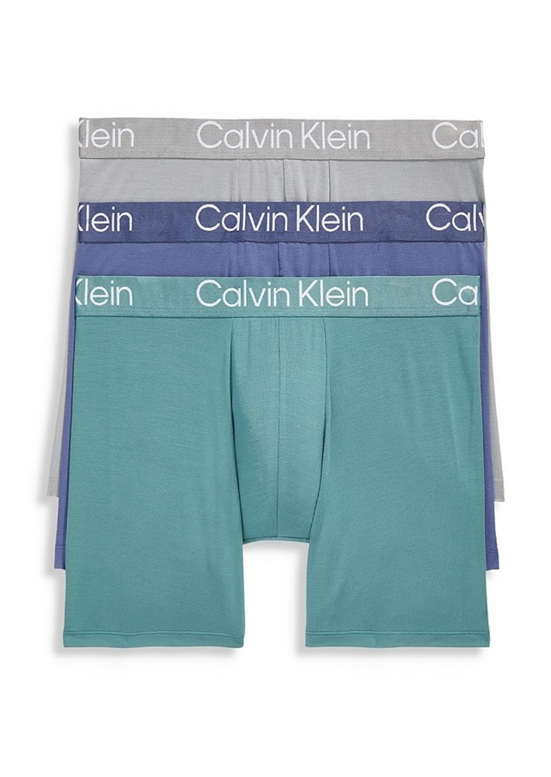 Calvin Klein Ultra Soft Modern Boxer Briefs, Pack of 3