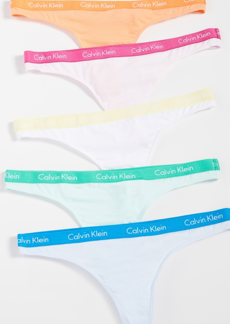 Calvin Klein Underwear Carousel Thong 5 Pack